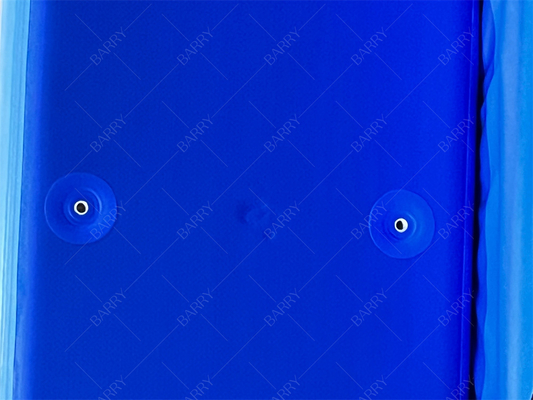 ダークブルーアイス バスタブ カスタムPVCドロップステッチ 蓋付き充気プール 子供向け