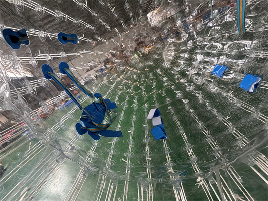 PVC TPU 2.5m クレイジーヒューマンハムスター ザービング ロールボール 充気ボール ザービング ボール