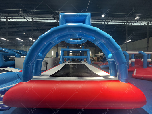 0.9mm PVC 浮遊式 充電式 水上公園 湖 充電式 水上ゲーム 海のための充電式水上公園