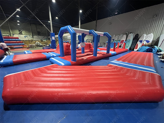 0.9mm PVC 浮遊式 充電式 水上公園 湖 充電式 水上ゲーム 海のための充電式水上公園