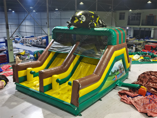 巨大なインフレータブルジャンピングバウンサースライド障害物コース インフレータブルゲーム 障害物トランポリンパーク 子供と大人向け