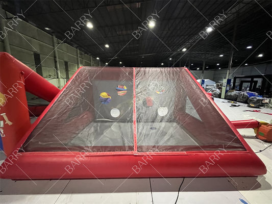 カスタマイズ可能なインフレータブルサッカーゴールセット プロモーションスポーツゲーム ビーチパーティー＆イベント用