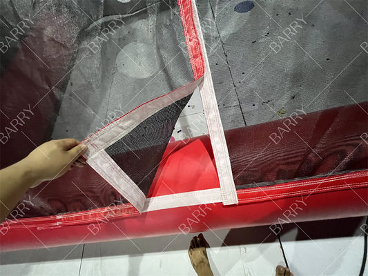 カスタマイズ可能なインフレータブルサッカーゴールセット プロモーションスポーツゲーム ビーチパーティー＆イベント用