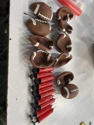 6-in-1 ポータブルインフレータブルカーニバルゲーム 屋外パーティー＆イベントレンタル用 バスケットボールフープ付き 屋内プレイ用