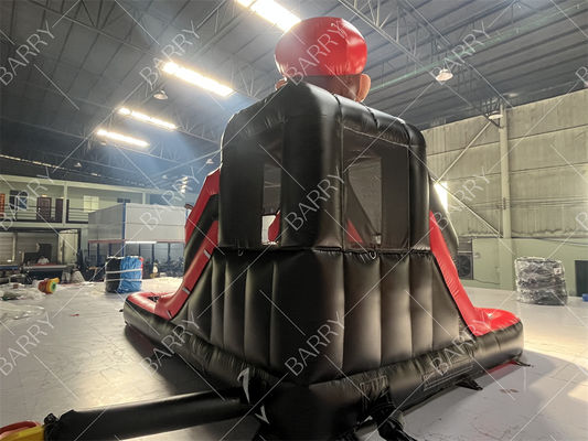 販売またはパーティーレンタル用の、商業用スーパーマリオブラザーズテーマのインフレータブルウォータースライダー（プール付き）