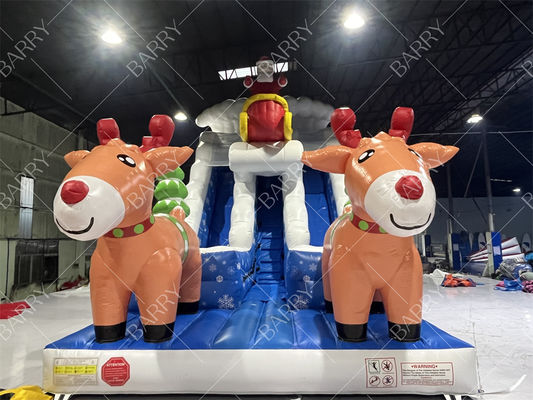 クリスマス用商業用キッズと大人用インフレータブル滑り台