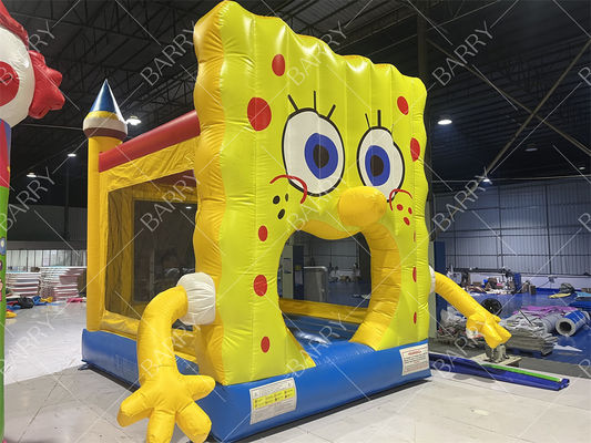 ミニオン カートン PVC 充気城 楽しい 跳ね返りハウス テーマパークやパーティー