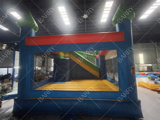 Commercial Patrol Paw Inflatable Bouncer Dog Unisex Outdoor Game Inflatable Bounce House With Slide For Kids