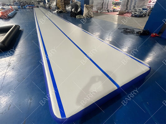 ドロップステッチ PVC フィットネス ジムナスティック マットレス 充気式エアトラック マット 屋外トレーニング用