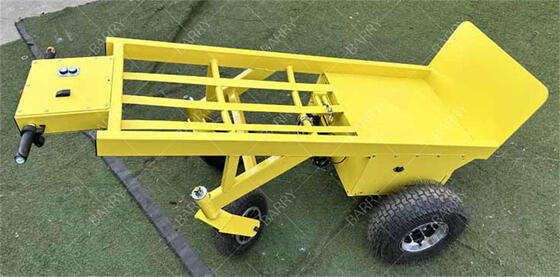 電動式 4輪 ヘビーデューティー ハンドトラックドーリー (インフレータブル・バウンスハウス用ウィンチ付き)