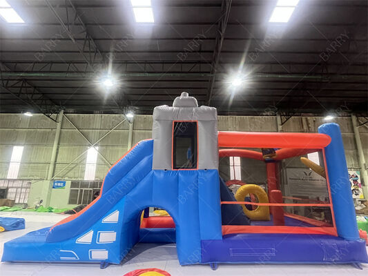 パーティー,カーニバル,学校イベント 中世の城 テーマ 充気式バウンズハウス コンボ