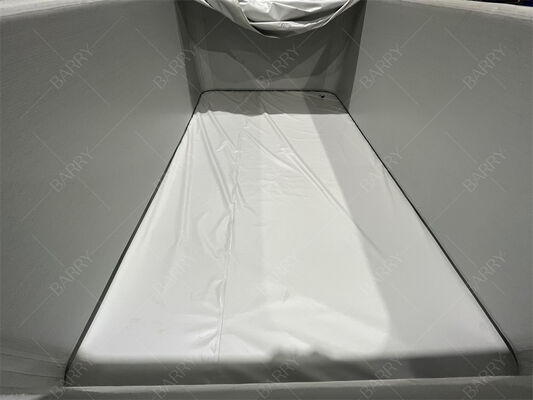 カバー付き長方形ドロップステッチDWFファブリック製インフレータブルキッズプール