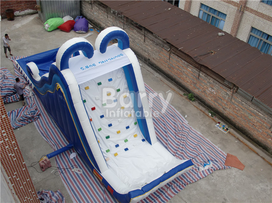 商業子供の屋外の波小さいプールが付いている膨脹可能な水スライド