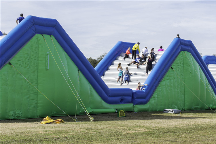 パーソナライズ可能なPVC 41x5.5x6m ハンプス 充気式 5k イベント 大人のための競争ゲーム
