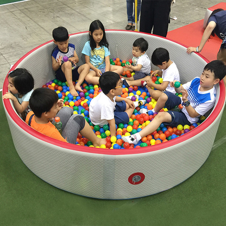 ポータブルドロップシッチ 青い水池長方形 2x2m カスタムサイズ 折りたたむプール 布 PVCドロップシッチ