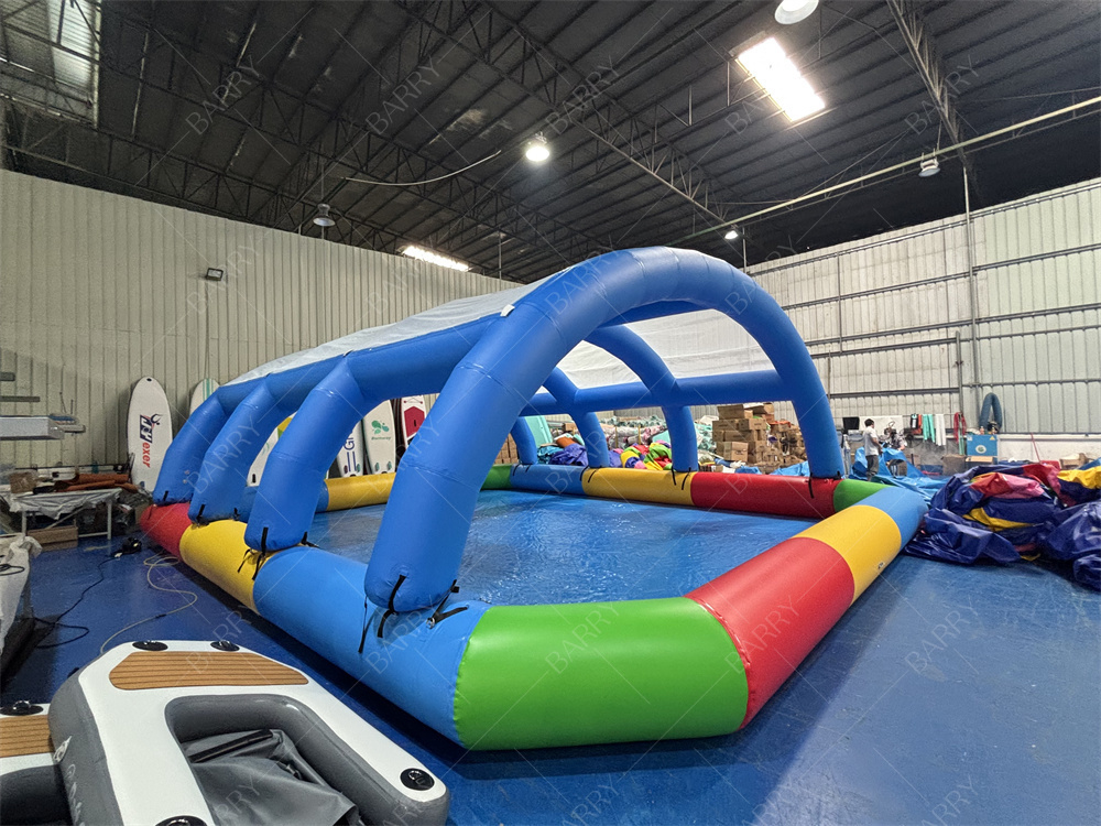 子供用の充気プール 10x8x3.5フィート PVCカバー