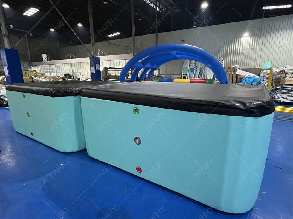 カバー付きの商業用カスタムカラーPVC DWFキッズプール、インフレータブルプール、ドロップステッチファブリック水泳プール