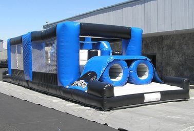 基礎訓練キャンプの挑戦弾力がある城の障害物コース ポリ塩化ビニール Inflatble Ourdoor の競争