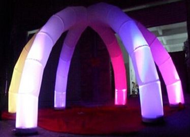 LED の変更ライトと魅力的なクラブ装飾の膨脹可能なアーチ