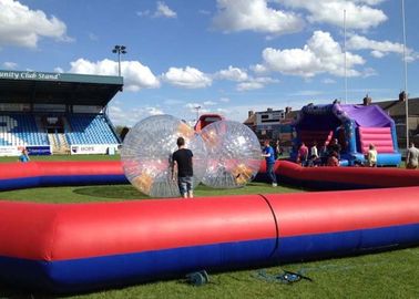 40ft 巨大で赤い移動式 Zorb の環体レース トラック印刷はカスタマイズします