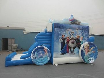 inflatable Combo のコンボ青いキャリッジ膨脹可能な警備員 Frozon の驚かせる王女