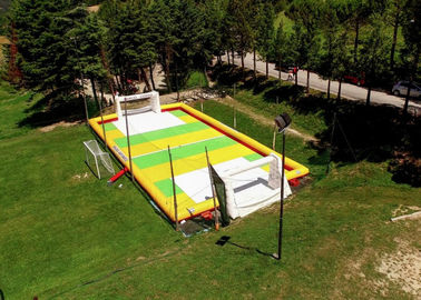 空気ポンプを搭載する屋外の 12 x 2 x 6m の膨脹可能なサッカー競技場/フットボール競技場