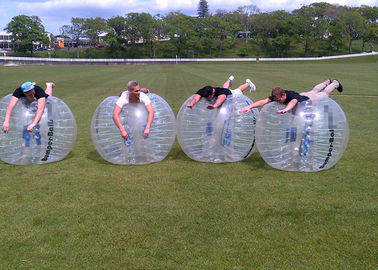大人のためのおもちゃ 0.8mm ポリ塩化ビニール 1.5m の空気 Bunmper の球ボディ Zorb の屋外の膨脹可能な球