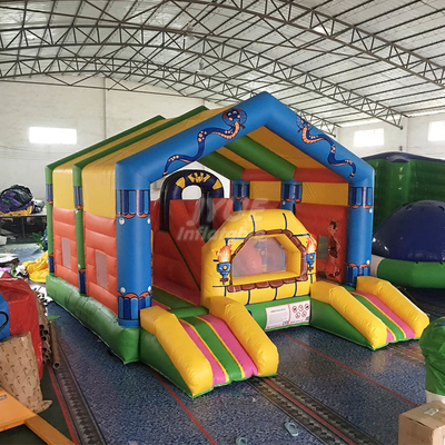 防水シートの生地の子供の遊園地のための膨脹可能な警備員の城