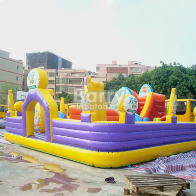 楽しい遊園地インフレータブル用心棒遊び場弾むコンボジャンプ城