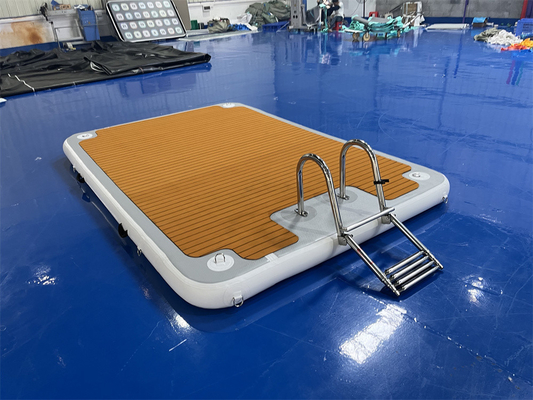 ドロップステッチ PVC EVA 浮遊ドック 湖 川 海と海のための鋼の階段