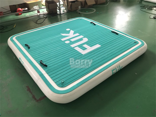 ロゴ 入手可能 ブローアップ 充気ポントン ボート 釣り 泳ぐ プラットフォーム 川