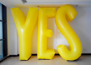 屋外の膨脹可能な広告プロダクト3dオックスフォード布の巨大で膨脹可能な手紙のロゴ