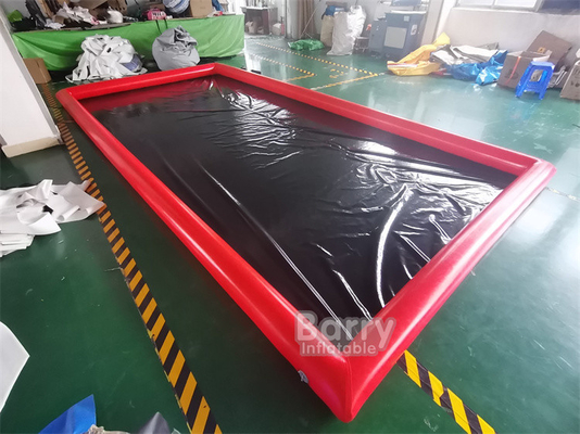 防水 膨らませられない洗濯パッド PVC 覆いタール 洗車用 収水マット ガレージ床用