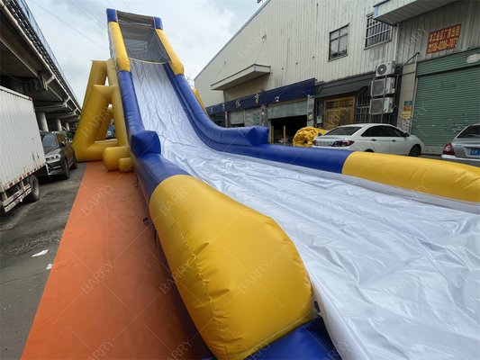 商業用 巨大 膨らませられる水スライド 30x10.6m テーマパーク用 PVC