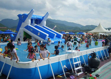 地面 12ft の鋼鉄の上の商業長方形-組み立てられたプール