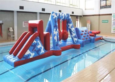 おかしい子供のスポーツ安全ポリ塩化ビニールの防水シートとの膨脹可能な水障害物コース