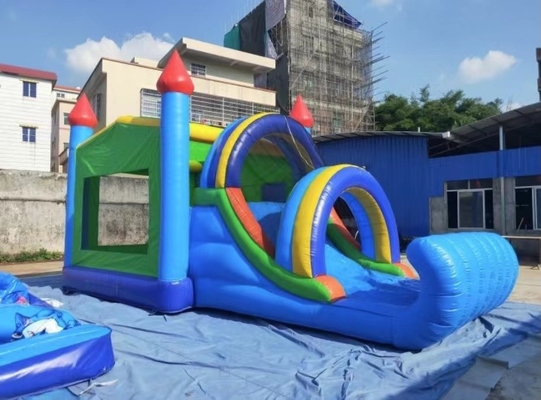 プラトン1000Dの膨脹可能なコンボのスライドの弾力がある城のジャンパー公園