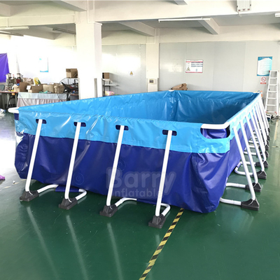 ポリ塩化ビニールの防水シートはさみ金娯楽水公園装置のための携帯用水プール